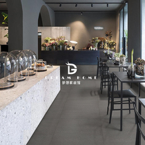 All-porcelain body bump cement antique tile simple modern living room bedroom kitchen non-slip 600x600 floor tiles