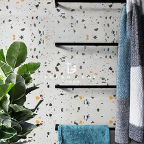 Modern living room color terrazzo tiles 600x600 Japanese antique kitchen bathroom balcony non-slip floor tiles