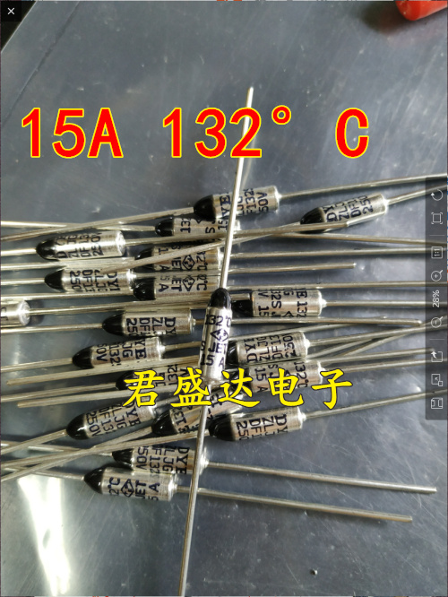 Electric cooker electric cooker electric pressure cooker hot-melt interrupter temperature insurance tube wire 250V15A 132 degrees-Taobao