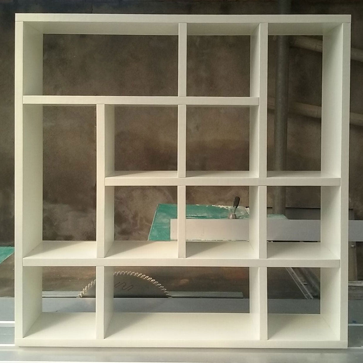 Partition wall Hanging wall storage rack teapot display rack Solid wood lattice rack Teacup lattice rack Storage cabinet can be set