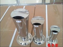 Small number of stainless steel tweezers cylinder with lid inverted cone model fully equipped (large and small) tweezers barrel