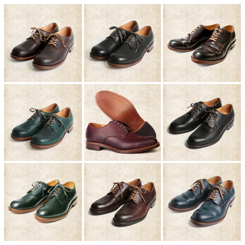 [Special Clearance Sale] Moto Hand-Colored Work Boots Oxford Shoes Japanese Handmade Boots