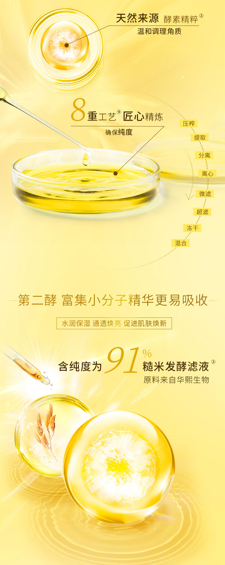 旁氏 PONDS 焕采净澈系列 米粹润泽洁面乳 120g*2支 图6