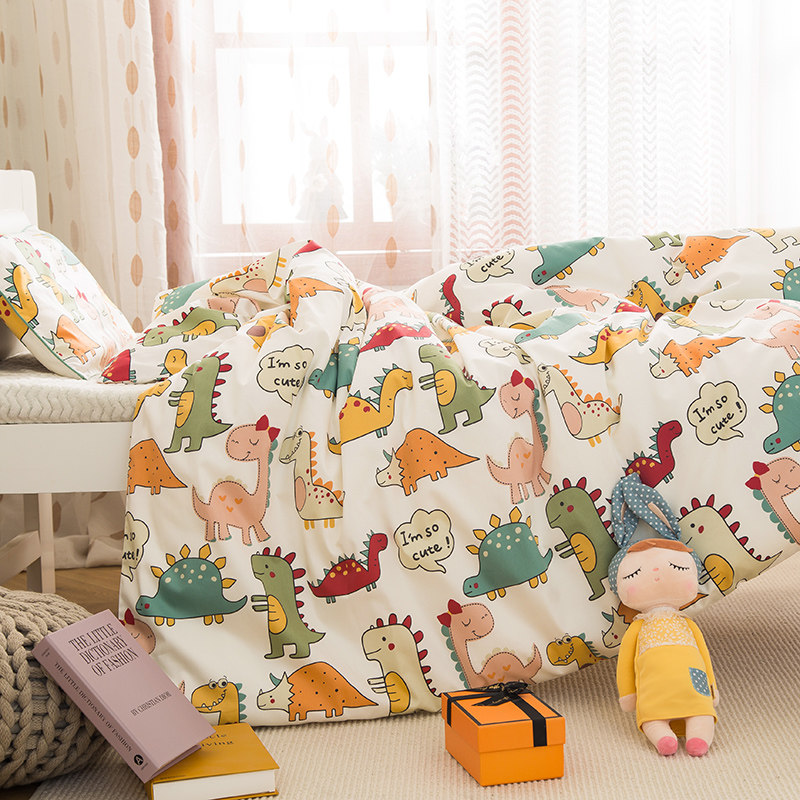 60 Class A children All cotton quilts for kindergarten 120 * 150 Cartoon single by hood 150 * 200 Can be set