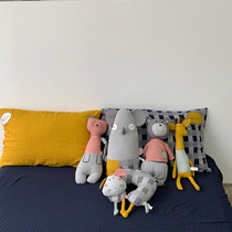 shuang ceng sha cloth doll pillow