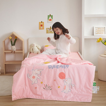 60 whole cotton A class of bacteriostatic children Summer cool quilted by baby Kindergarten Nap Soybean Fiber Washable Thin Quilt