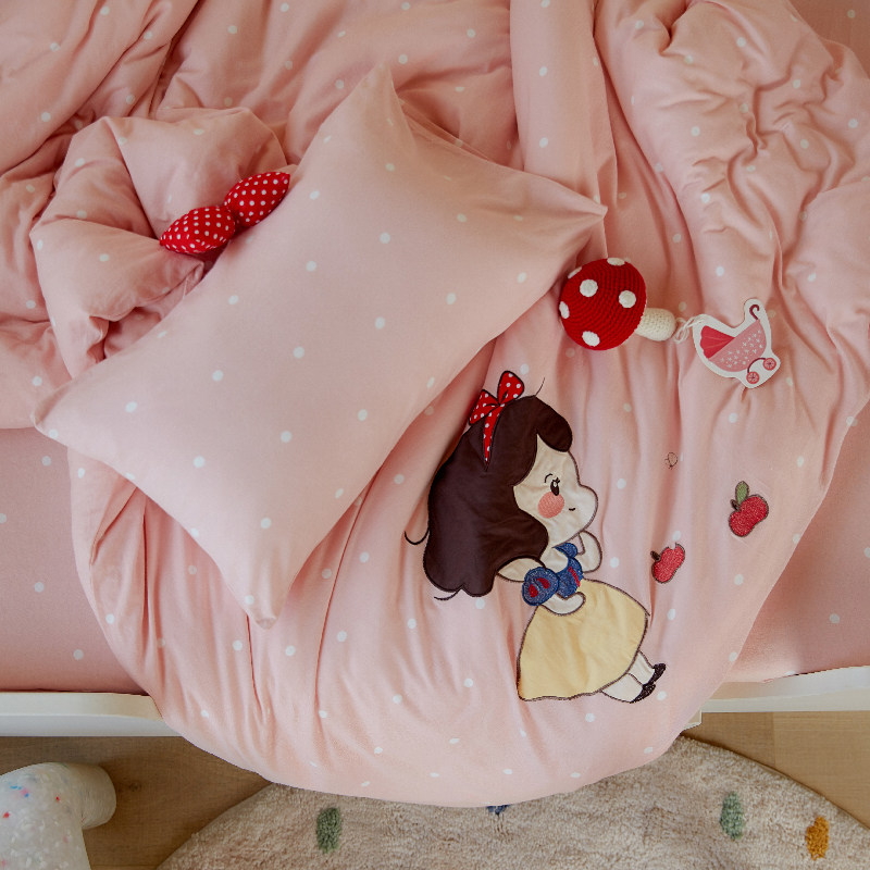 Children Soft Mian cotton Single Quilt Cover Pure Cotton Knit Cotton Nursery School 120 * 150 Infant Quilt Cover Single Piece