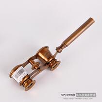 Original imported home soft assembly decoration American country copper telescope ornaments Decorative arts and crafts