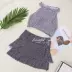 Áo tắm bé gái dễ thương nhỏ tươi chia nhỏ ngực phẳng váy bảo thủ mỏng bảo thủ mùa xuân nóng bỏng áo tắm bikini 2 mảnh nữ Bộ đồ bơi hai mảnh