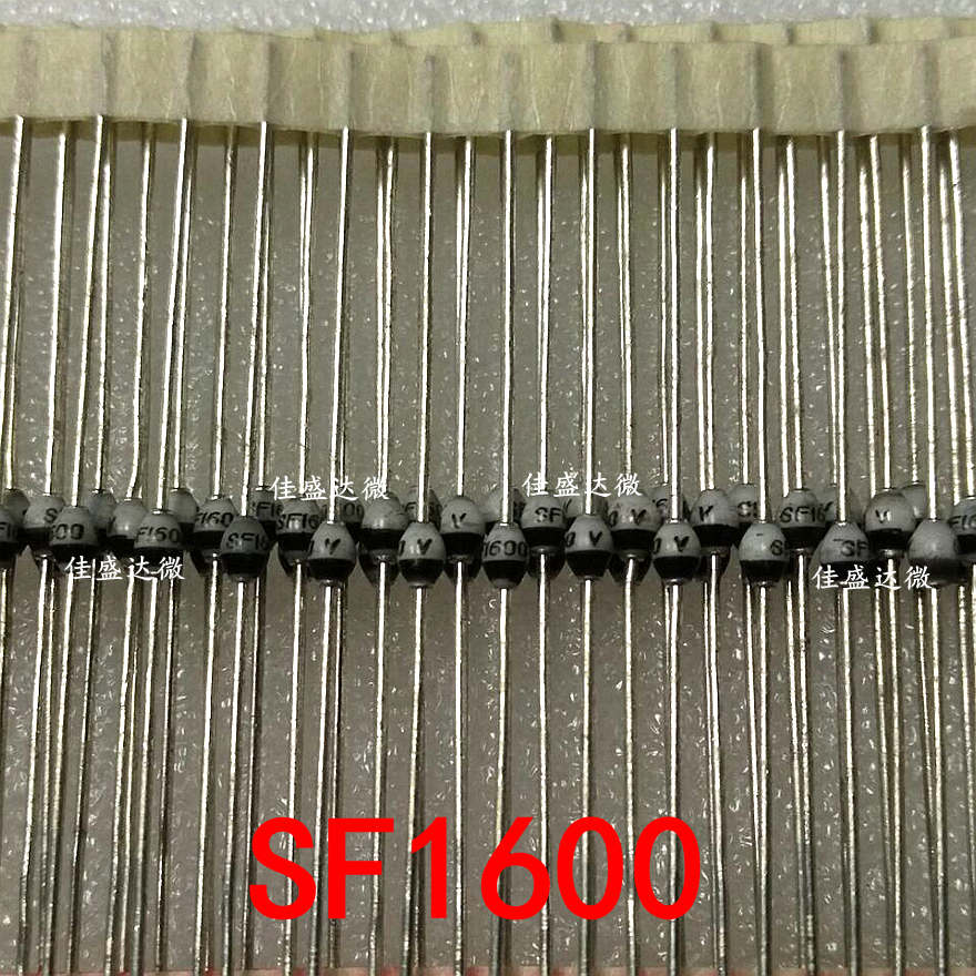 Ultrafast Recovery Straight-SF1600 SF1600 SOD-57 SF1600 SF1600 V ceramic Round Everest diode 1A 1600V
