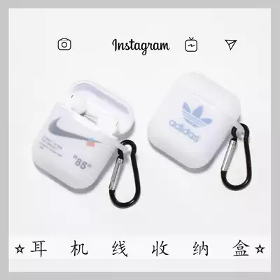 Data power cord Wired headset storage bag Portable earbuds U disk box Small headset shell New product