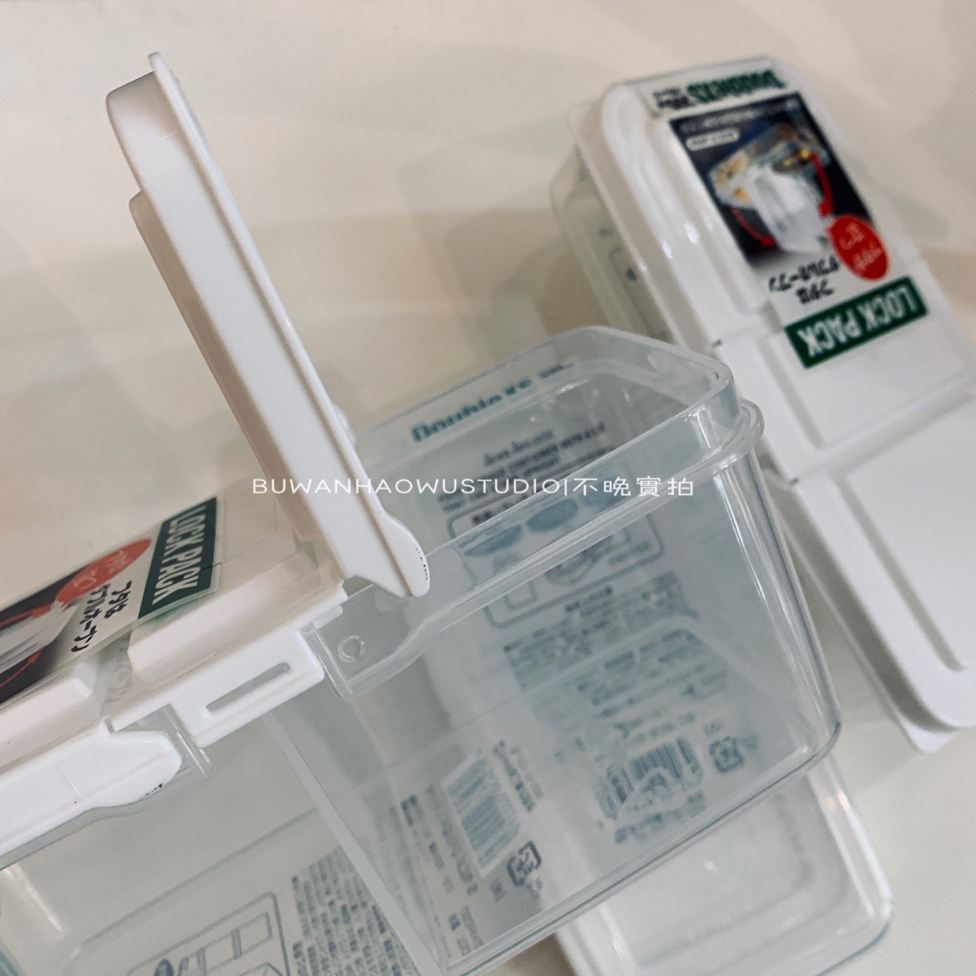 Japanese imported children Sub-food box Scallion Ginger Garlic Containing Box Fridge With Clamshell Lunchbox Fruit Dry Goods