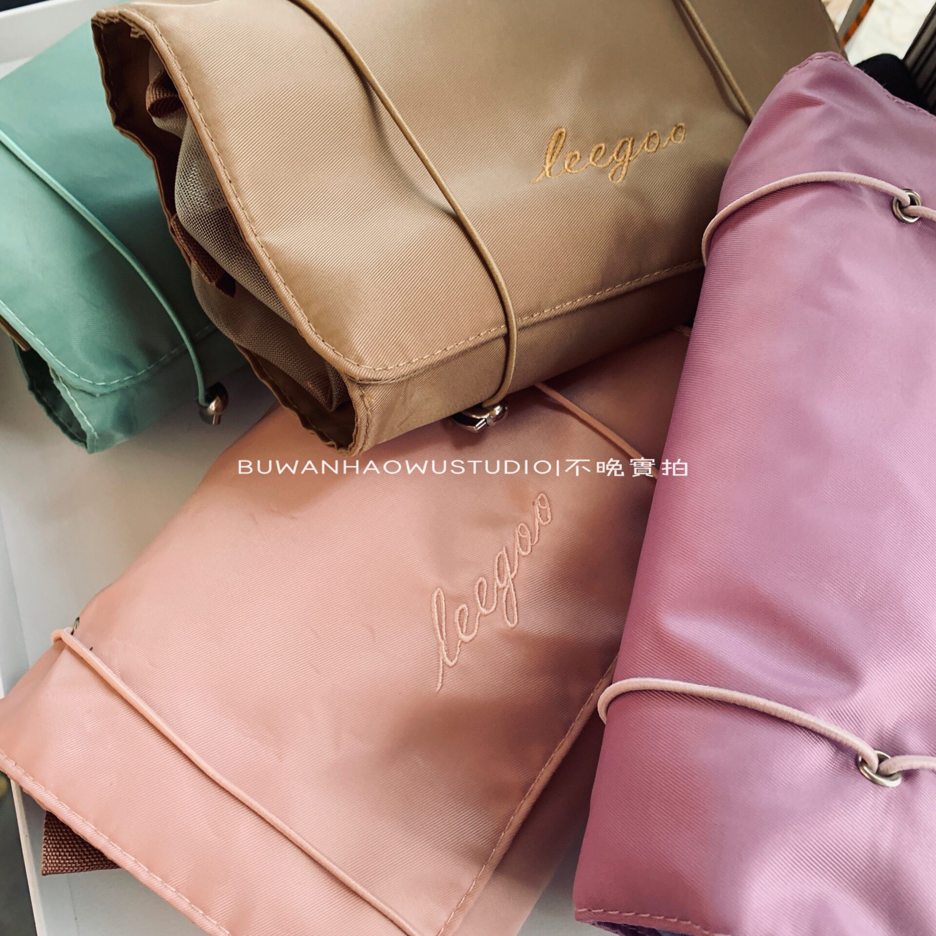 Concotable Detachable Makeup Bag Portable large capacity Four-in-one Carry-over Travel Cosmetics Containing Wash bag