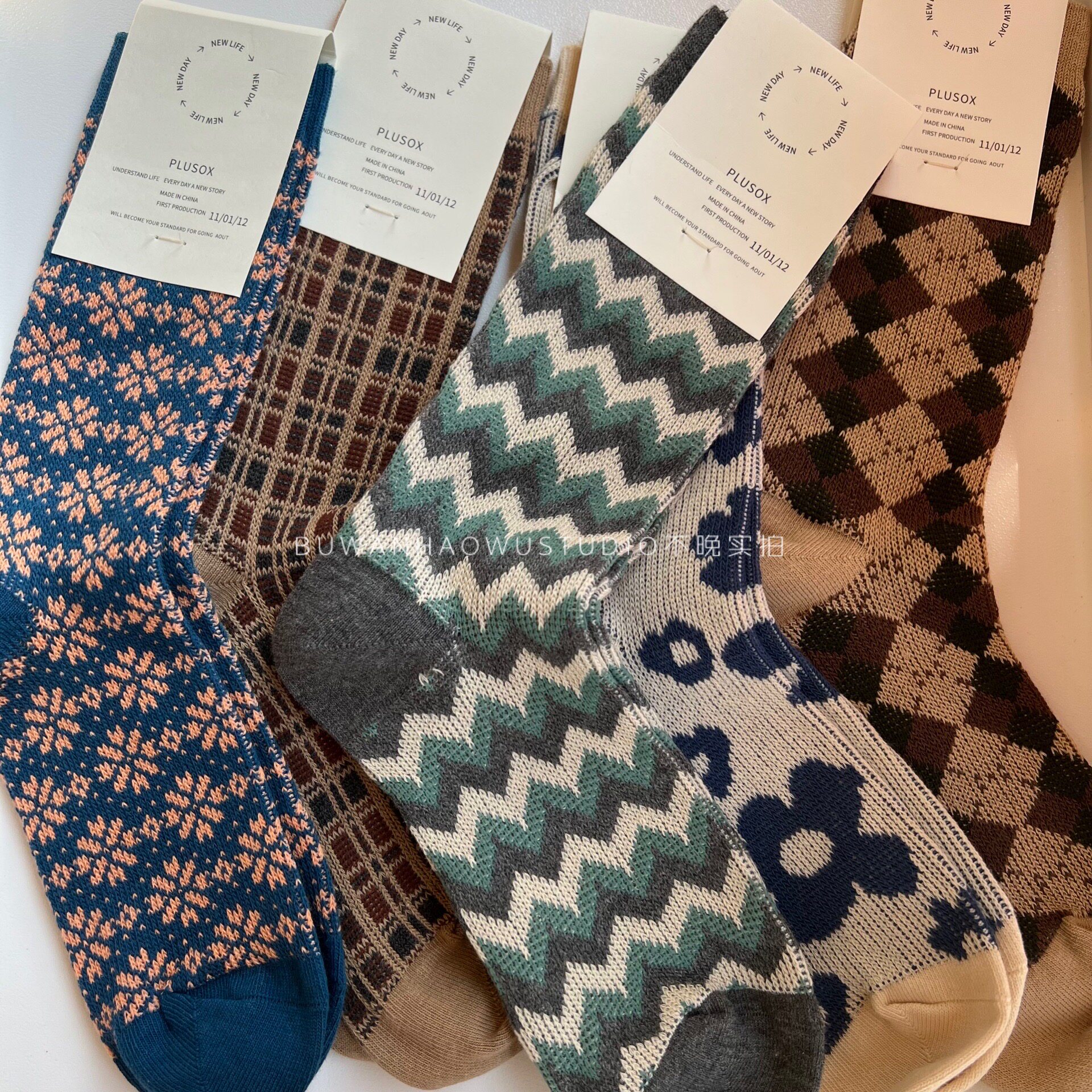 Beauty ~ Got) Department of Japanese Silo Socks College Retro Inn Wind Blister Stockings Stockings Stockings Stockings