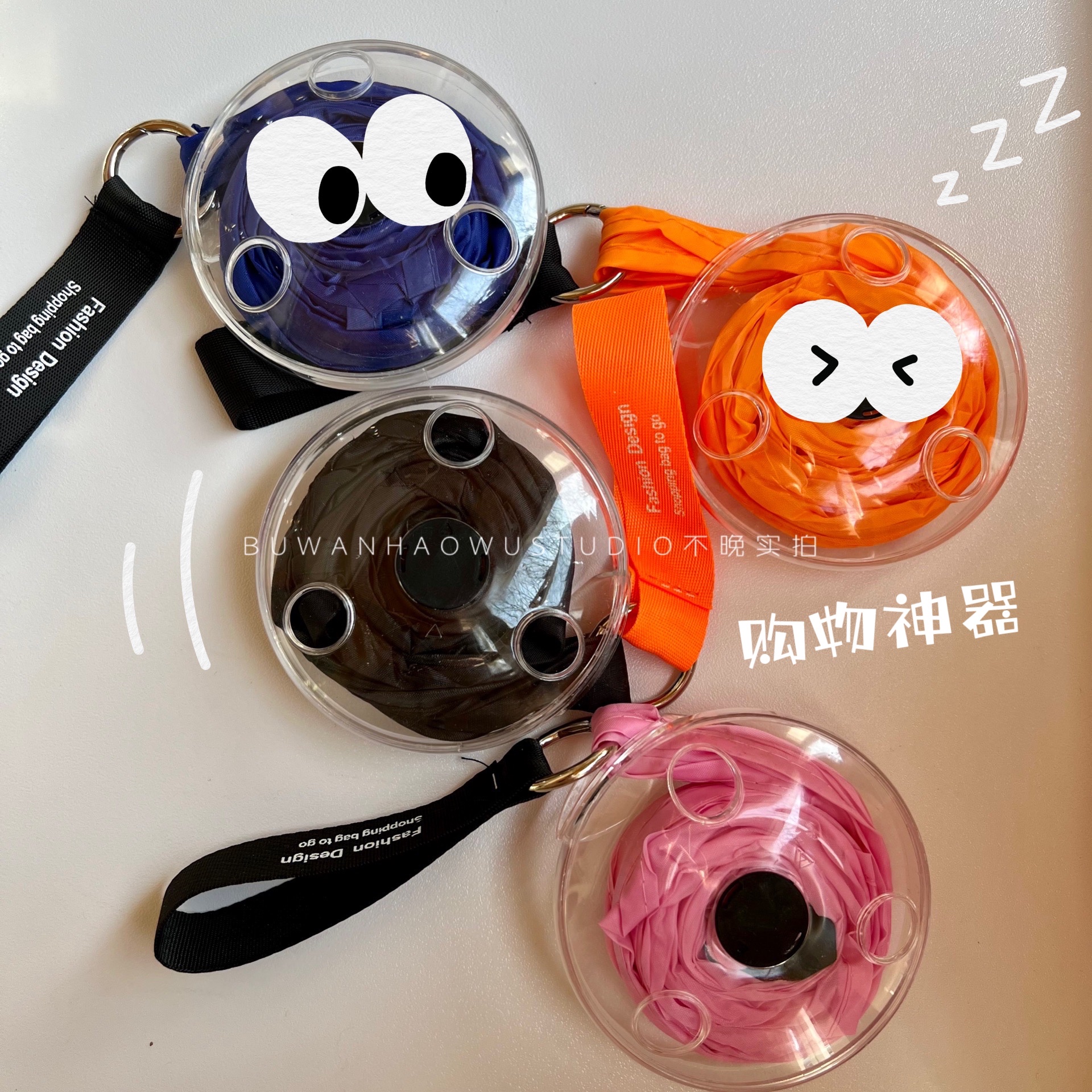 Shopping theist ~ shopping bag supermarket portable handbag eco-friendly folding mini telescopic nylon large capacity bag