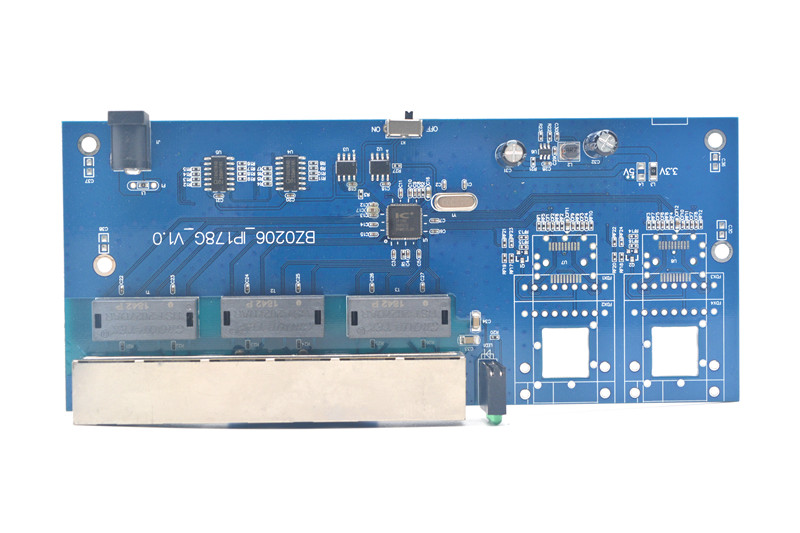 100 trillion 2 light 6 Electric cascaded hand pull handle transceiver IP178G scheme to support VLAN isolated wide voltage