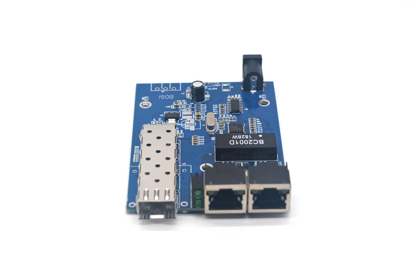 The 100 megabit fiber transceiver 1 optical 2 electric motherboard SFP interface telecommunications grade commercial grade
