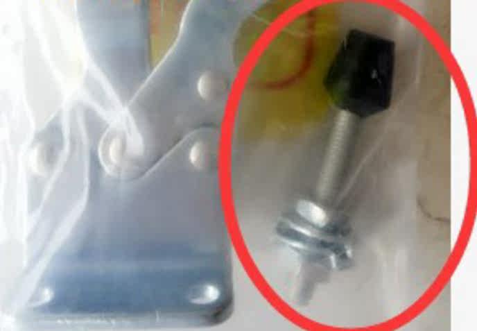 Pneumatic short thickened sleeve subscrew for five gold tool quick clamps