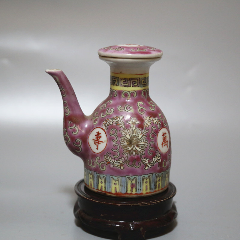 Jingdezhen Wengyuan Ceramics old plant porcelain packaged in the late 70s, red thousand life of Xinjiang Little Sauce Viagray