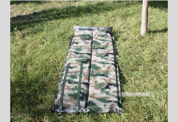 Đệm bơm hơi tự động dày 3cm Có thể được ghép để gập ngụy trang kỹ thuật số - Thảm chống ẩm / Mat / Gối miếng xốp lót sàn cho bé