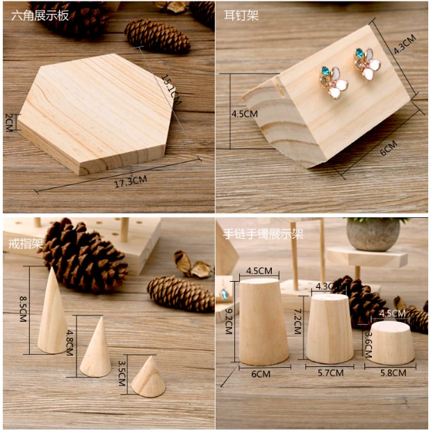 Nhật ký sáng tạo Vòng đeo tay Vòng đeo tay đứng Vòng hoa tai Bông tai Bông tai Trang sức Hiển thị Đứng chụp đạo cụ Hiển thị cửa sổ - Vòng đeo tay Clasp