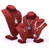 Thickened necklace rack Model rack Neck mold Neck pendant display rack Sweater chain jewelry display props