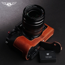 Taiwan TP leather Fuji XT3 leather case XT2 camera bag X-T3 handle half set vintage cowhide protective case