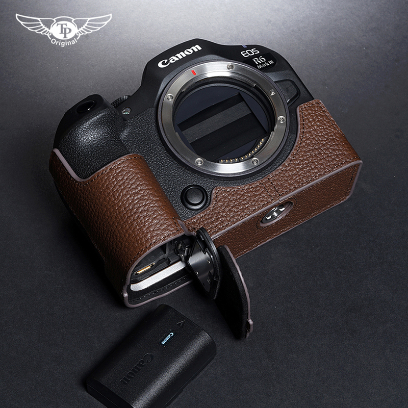 Tp Original Genuine Leather Canon Eos R5 R6 Ii Camera Bag R63 Leather Case R62 Protective Case R52 Handle Accessories Tp Original Genuine Leather Canon Eos R5 R6 Ii Camera Bag R63 Leather Case R62 Protective Case R52 Handle Accessories