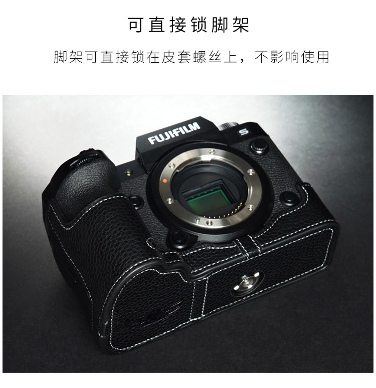 handwork Photo Camera Genuine leather cowhide Bag Body Case For