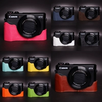 Canon, камера, сумка для техники, барсетка, ручка, кожаный защитный чехол, из натуральной кожи, G7, 7x, x3, G7, 7x, G7, 7x, x2