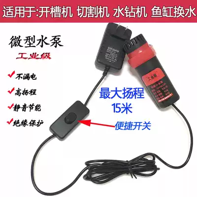 12v miniature DC self-priming small water pump slotting machine Rhinestone cutting machine drilling machine submersible water supply pump fish tank pumping