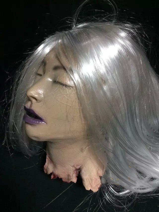 Halloween Bar Cung cấp Đạo cụ Cosplay Lễ hội ma Trang trí Đầu máu Đầu gãy Chân gãy Chân đáng sợ Đầu máu - Sản phẩm Đảng / Magic / Hiệu suất quần áo halloween
