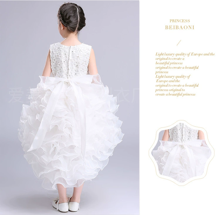 Trẻ em công chúa đỏ ăn mặc tutu cô gái chủ nhà trang phục đàn piano trang phục trẻ em sáu một hiệu suất quần áo trẻ em nam