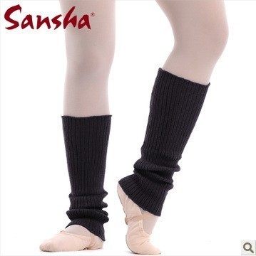 French sansha three sand protective gear knitted warm shebin socks ballet hair leggings 40CM KT001