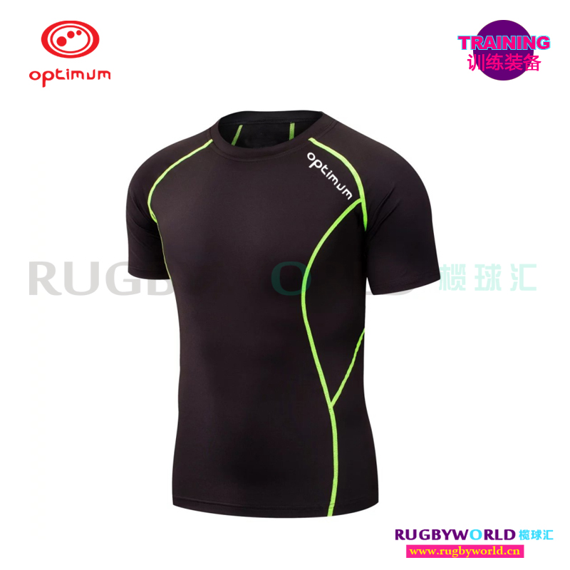 OPTIMUM high elastic short-sleeved tights 1102 series rugby training tights