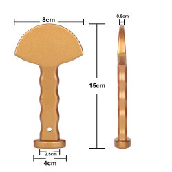 Titanium Hammer for Orthopedic Therapy, Bone Hammer for Vertebrae, Meridian-Clearing, Back Bone-Shaking Hammer, Shoulder and Neck Hammer, Cervical Spine Therapy, Spinal Alignment