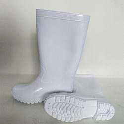 Zixi ຍີ່ຫໍ້ເກົ່າ lighthouse rain boots ເກີບເຄມີ ເກີບອາຫານ ເກີບປ້ອງກັນອຸປະກອນ mid-tube ສີຂາວ electrician ເກີບປ້ອງກັນ