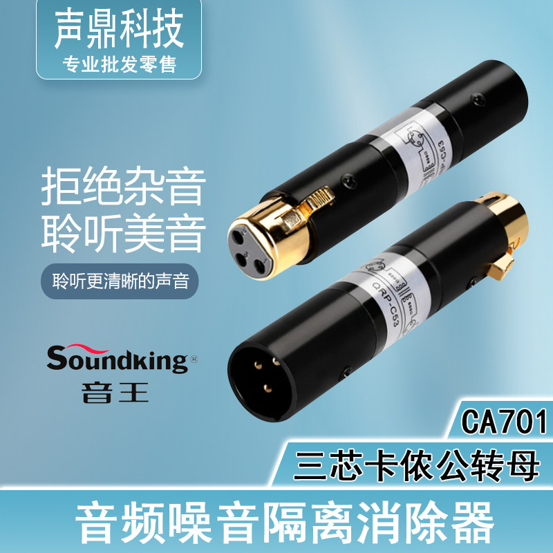 Sound King Audio Noise Eliminator Current Noise Noise Noise Reduction Isolator Cavus Turnmaster Converter CA701