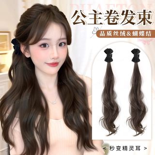 Wig braid clip double ponytail elf ears