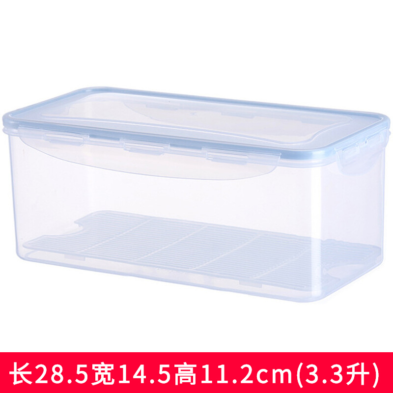 Buckle drain plate fresh-keeping box chopsticks noodle food storage narrow long thin strip high filter microwave aquatic vegetable and fruit box