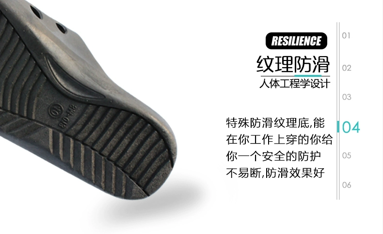 Dép chống tĩnh điện mùa hè dành cho nam và nữ PVC xanh đen ESD đáy mềm PU khử mùi nhà xưởng điện tử giày dép bảo hộ