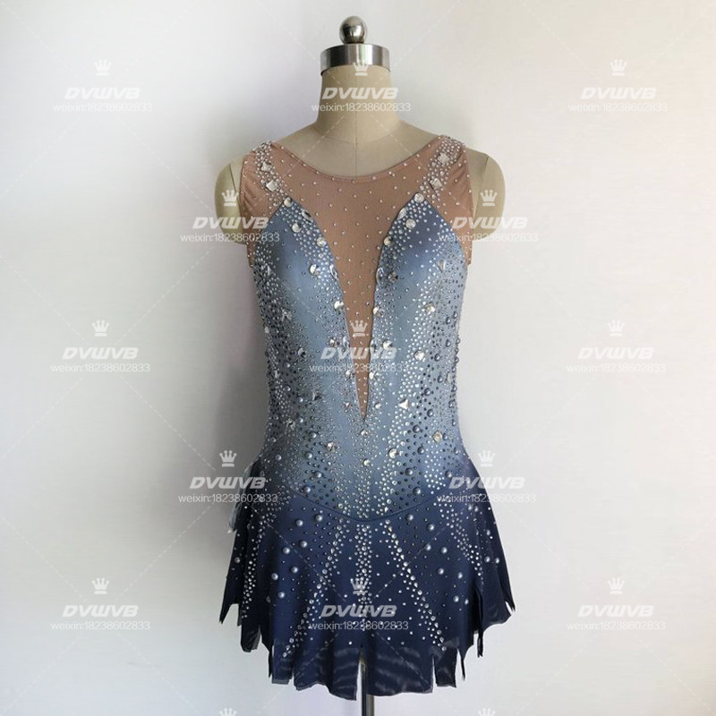 Zhuobao custom figure skating clothing figure skating performance clothing children's adult women's skirt K99