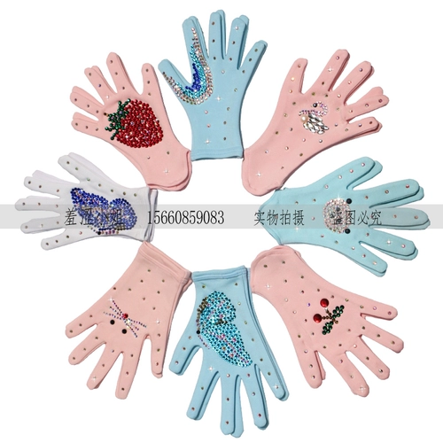 Застенчивая мисс Falter Clating Magic Gloves Multi -Color Hot Diamond Series Series