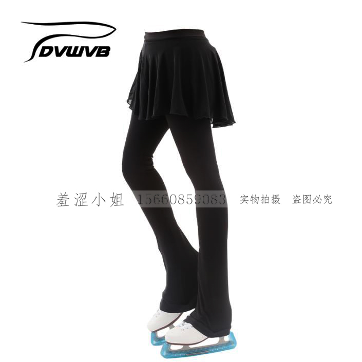 Zhuo Bao Customized Figure Skating Clothing Skating Training Suit Children Adult section Anti-fall and detachable protective hip dress pants g1