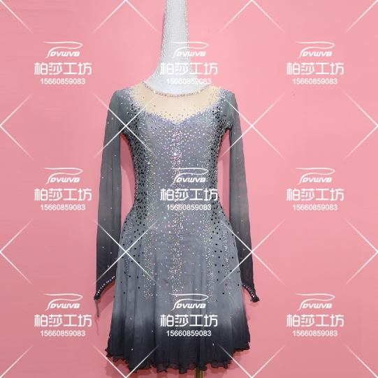 Zhubao customized figure skating clothing figure skating performance Children's adult female dress 32