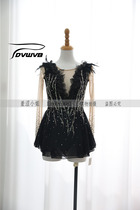 Zhuo Bao Customized Figure Skating Clothing Flower Slip Performance Clothing Performance Examination Class Costume Competition Clothes Children Adult Female