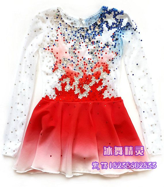 Zhuo Bao Children's Figure Skating Performance Competition Suits Adult Performance Suit Skaters Skating Dress Test Women's Dress