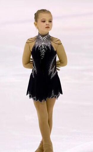 Zhuo Bao Design to do fashion children's figure skating clothing skating dress competition performance dress high quality B20