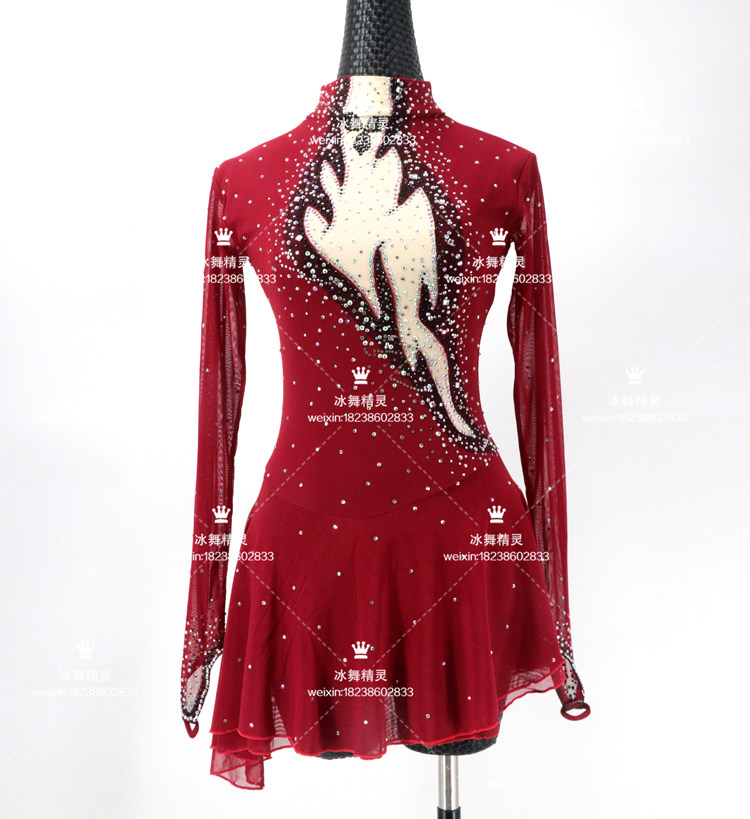 Zhuo Bao Design Custom Figure Skating Clothing Figure Skating style Ice Performance Costume Children Adult Female Dress