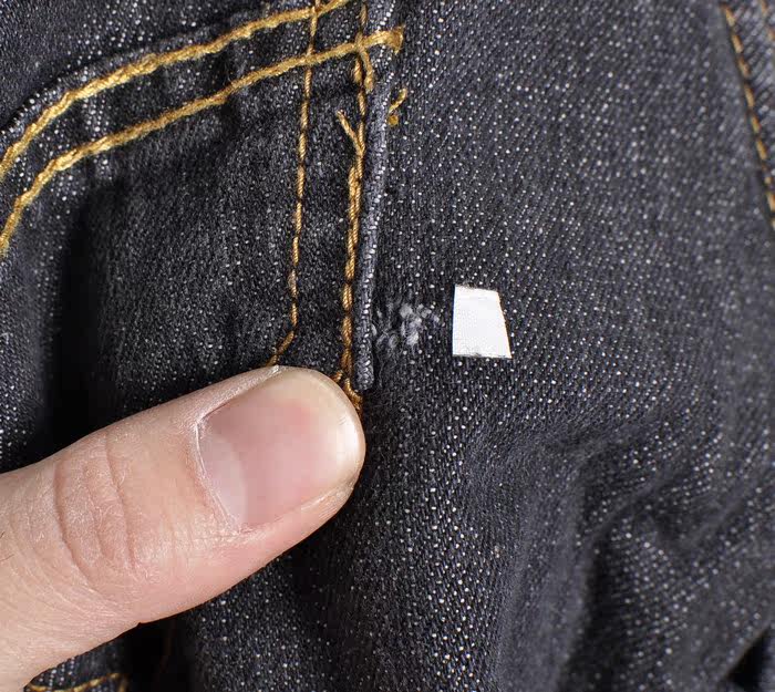 Jeans droite en vrac en coton pour Quatre saisons - Ref 1470972 Image 7